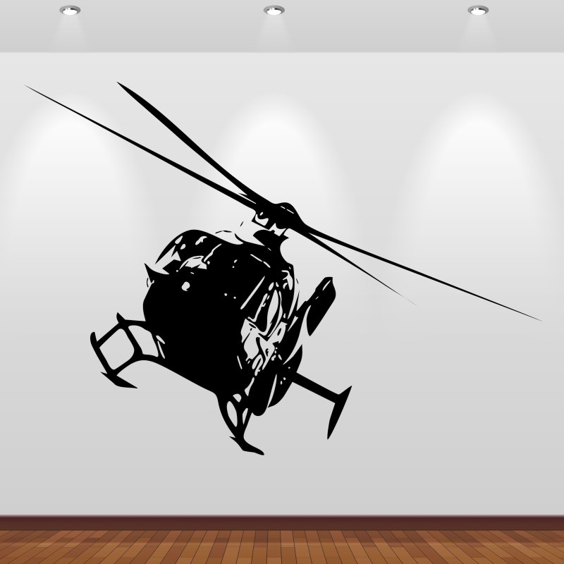 Preview: Wandaufkleber 46233 Hubschrauber